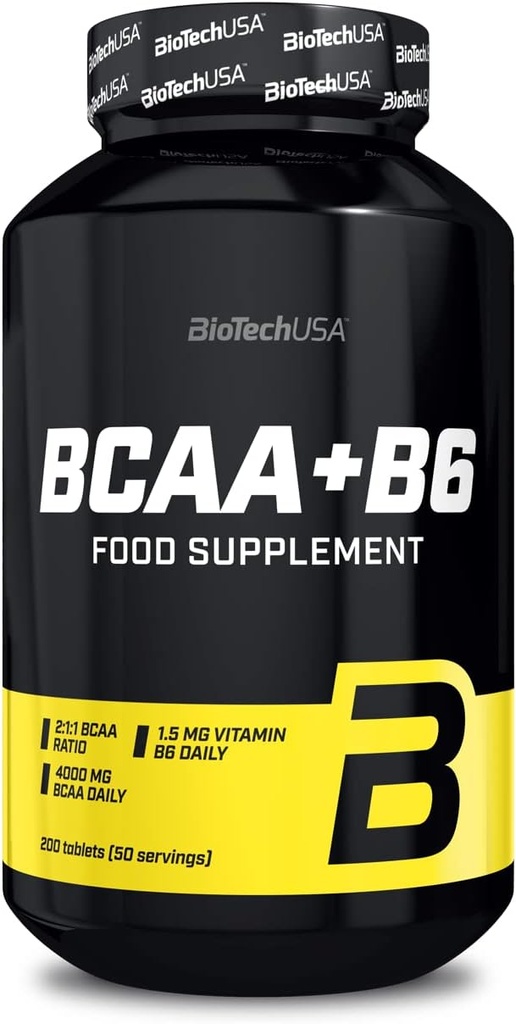 BCAA + B6 - 200 comprimés - Biotech