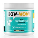 NovaFerrum Bow Wow Bilans 124; 18- in-1 Wielofunkcyjny z suplementem żelaza dla psów 124; Wsparcie krwi dla niedokrwistości 124; Glukozamina Bilans 124; Probiotyki Bilans 124; Przeciwutleniacze 124; Kurczak Flavor 124; 90 Żywność