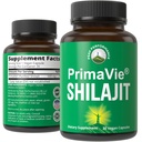 PrimaVie Oczyszczone Kapsułki Shilajit wykonane z czystego proszku Shilajit. Klinicznie Tested Natural Supplement z 40 + Ślady minerałów, kwas Fulvic. Tabletki Wsparcie Mitochondria + Funkcja mózgu