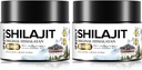 Shilajit Organic 600mg Maksymalna moc Gold Stopień Shilajit Resin Suplement Shilajit Naturalny Autentyczny z 85 + Ślad minerałów i kwasu Fulvic dla energii, odporność, 50 Grams (2 opakowania)