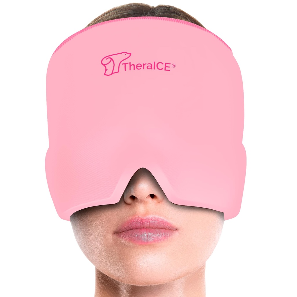 TheraICE ból głowy Relief Cap, Migrena Ice Pack Mask Products, Kobiety chłodzenie żel kapelusz, twarzy zimnej głowy kompresu na jej stres. Wielki prezent urodzinowy dla mamy, siostry, babci, dziewczyny, i nauczyciela