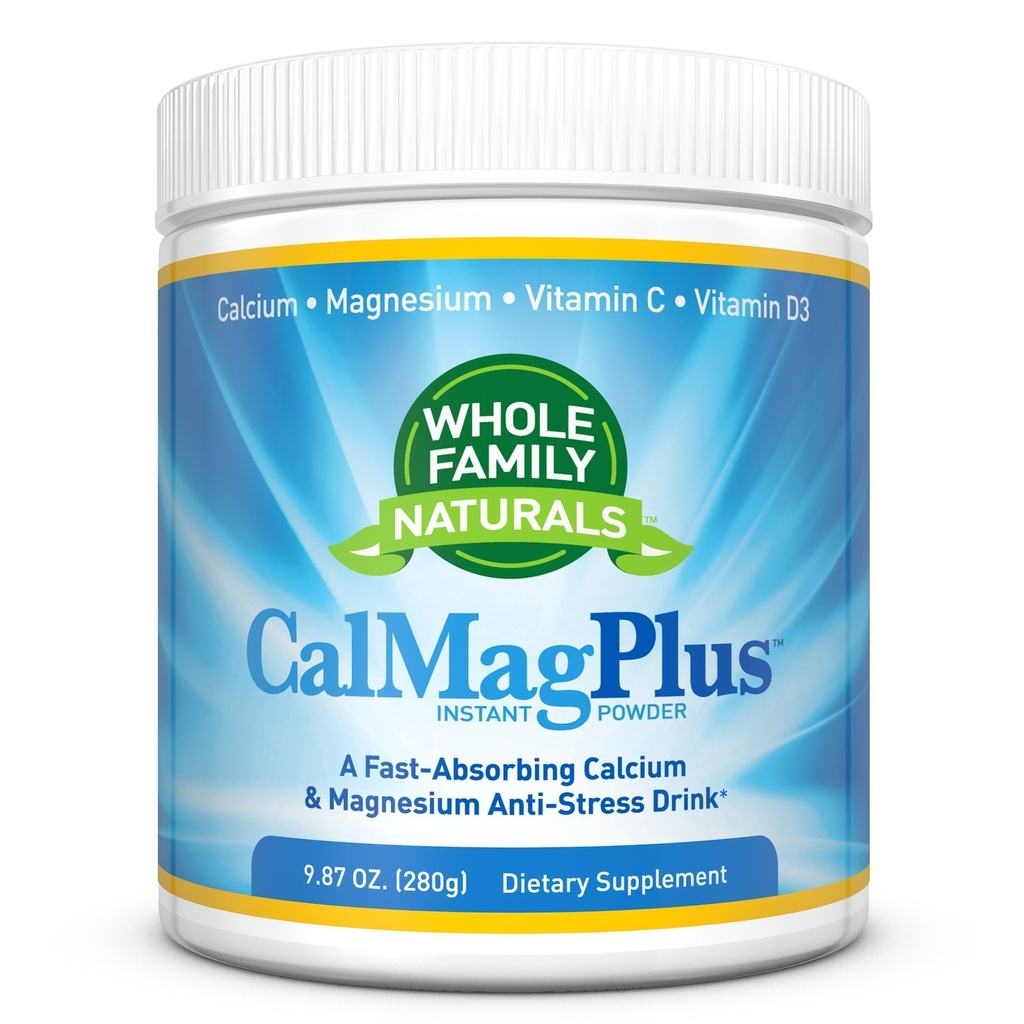 Wapnia Magnezu w proszku Suplement - CalMag Plus z witaminą C & D3 - Gluten wolny, Nie GMO - Naturalny spokój Cal Mag Drink - Cal- Mag dla mięśni - Spokojny sen Magnezu Drink Proszek - Suplement wapnia