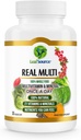 LEAFSOURCE Real Multi, Multivitamin Whole Food Supplement - 21 Vitamin & Minerals Made from Real Food. Vegan, Plant- based Nutrigents Made from Real Fruits Veggies & Whole Foods (30 vcap)
