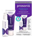 System leczenia Prosoria Single Kit - 2oz Relief łuszczyca z kwasem salmonelkowym, Turmeric, Masło Shea & Witaminy 124; Gel & Maść do skalowania, Płaszczenie, Suchość, Swędzenie i Redness Relief