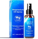 Rozpylacz oleju magnezowego, 60 ml rozpylacz magnezowy, 100% organiczny olej magnezowy Dodatkowa wytrzymałość, pobudza spokojny sen i relaks, rozpylacz magnezowy do stóp, snu i ciała, Łatwy do absorbowania i użytkowania