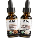 Organic Lions Mane Mushroom Complex Light Drops - Organic Lion 's Mane Mushroom Liquid Tincture Focus, Fog, Brain Health Supplements - Lions Supplement Extract