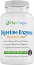 Enzymy trawienne, z Makzyme- Pro, Enzymy i suplement probiotyczny, Wspiera zdrową trawienie, Wzmacnianie żywienia Wchłanianie, Nie-GMO, Gluten- Free, Wegan, Naturalny, 60 Kapsułki