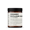 Erbologia Organic Psyllium Husk Powder 3.2 oz - 45 Służenia - Promotes Digestive Health i Regularne Movel Movements - Zrównoważony Sourced prosto z gospodarstwa w Indiach - Mała partia - Wegan - GMOFree