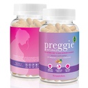 Preggie Trzy Lollies Naturals Kapsułki imbirowe - Poranna pomoc chorobowa - Natural & Doctor Developed - 15 Służenia (2 Kapsułki / Serving) - Wsparcie immunologicznej obrony i zdrowia