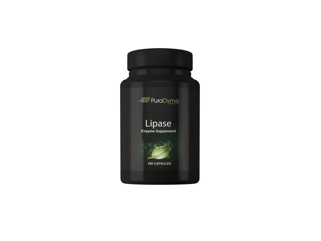 PuraDyme Lipase Enzym 180 Kapsułki Enzym digestywny (1)