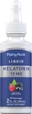 Piping Rock Liquid Melatonin 10mg Xivy124; 2 fl oz Xivy124; Berry Flavor Drops Xivy124; Non- GMO, Gluten Free Adult Supplement