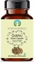 Ekstrakt Gokhru 500mg - 60 Kapsułki wegetariańskie 124; Tribulus Terrestris 124; Wszystkie naturalne 124; 100% Wegańskie 124; Bezglutenowe 124; GMP Certified