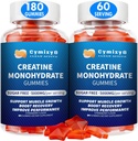 Jednowodzian Gummies dla mężczyzn i kobiet, 7100mg z tauryną liposomalną, BCAA, Alpha GPC, B12, Jednowodziankowe żucia dla wzrostu mięśni, Flavor truskawkowy, 180Count