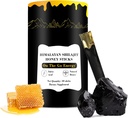Miód Shilajit Sticks, 30 Sticks - Czysta żywica himalajska, Miód organiczny i szafran na boost energetyczny, Wsparcie immunologiczne i witalność, Miód SHILAJIT dla mężczyzn i kobiet