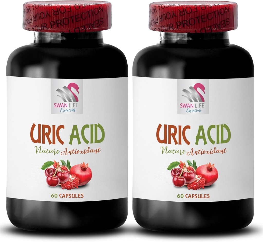 nagromadzenie kwasu moczowego - URIC ACID - zarządzanie kwasem moczowym, szybkie zmniejszenie kwasu moczowego, suplementy dla kwasu moczowego, jak obniżyć kwas moczowy, zielony ekstrakt z kawy, tart kapsułki wiśniowe, granat 2Bot 120Cap
