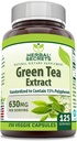 Herbal Secrets Green Tea Extract 630 Mg Na Podawanie 124; Veggie Capsule Supplement Agregat 124; Non-GMO Agregat 124; Gluten Free Agregates 124; Made in USA (1 Pack, 250 Count)