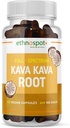 Kava Kava Suplement Korzenny Calming Kapsułki - Wspiera Relaks i Balance Nastrojów z Natural Herbal Kava Extract - Non- Habit Forming, Gluten- Free - 125 Kapsułki Vegan