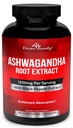 Boski Bounty Organic Ashwagandha Kapsułki - 1200mg Ashwagandha Proszek z czarnym pieprzem dla zwiększonej absorpcji - Aszwaganda Suplement dla Calmness & Mood Support - 90 Kapsułki wegetariańskie