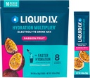 Płyn I.V. ® Nawodnienie Multiplier ® - Pasywne owoce - Proszek do nawadniania Pakiety do nawadniania 124; Proszek do nasączania elektrolitów Mieszanka do nasączania 124; Wygodne Pojedyncze Poduszki do Podłączania 124; NieGMO 124; 16 Podawanie (Opakowanie po 1)
