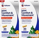 Voltaren Joint Comfort & Movement, Suplement diety, Łatwy do Połknięcia, 30 Count (Opakowanie 2)