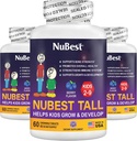 NuBest Tall Kids - Multivitamin & Minerals for Age 2 to 9 - Bone Strength & Immunity Support - Pomaga dzieciom, Toddlers Zdrowe - Kształty zwierząt - 180 Jagodowe tabletki do żucia 124; 3 Miesiące dostaw