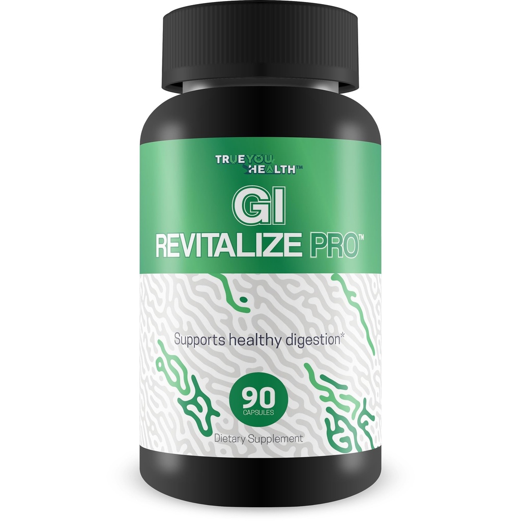 GI Revitalize Pro - Gut Health Supplements for Gastrosol Health Support - Promowanie poprawy trawienia, Wchłanianie składników odżywczych, & Regularność - Witamina D & Psyllium - Bonus Immune Support Benefits