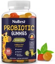 NuBest Daily Gummies Probiotic dla dzieci i młodzieży z 5 Miliard CFU 124; Wspiera immunologiczne, Gut, i Digestive zdrowia 124; No Added Sugar Gumberry 124; Yummy Truskawka & Orange Flavors 124; 60 Premium Wegańskie Gummies