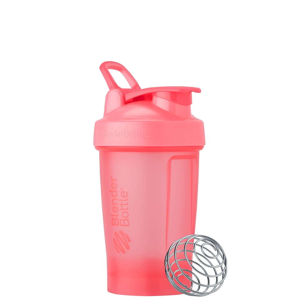 Butelka BlenderBottle Classic V2 Shaker Butelka Perfect for Protein Shakes and Pre Workout, 20- unce, Light Pink