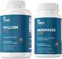 Dr. Tobias Menopauza Relief i Psyllium Daily - Wspiera Hormonal Balance and Digestive Health, Non-GMO