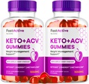 (2 Pack) Gummie szybko aktywne Keto ACV, Gummie szybko aktywne Keto 1050MG, Gummies FastActive Jabłkowe cydr, Gummeje szybko aktywne Keto Gummy Advanced Formuła, Gummeje FastActive Keto ACV, 120 Gummei przez 2 miesiące