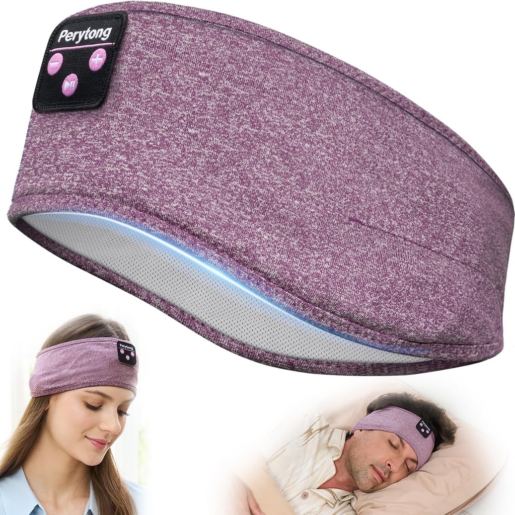 Perytong Sleep słuchawki Bluetooth opaska, słuchawki do snu, Bieganie, Joga, Fitness, Podróże, Medytacja, Nadaje się do snu bocznego, Prezent dla mężczyzn kobiet, gadżety techniczne