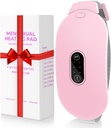Ogrzewanie Pads, Glyduny okres Cramp Masager Przenośne bezkordowe ogrzewanie Pad z 6 Poziomy ciepła i 6 Mody masażu dla łagodzenia bólu pleców Menstrual Ogrzewanie Pad (różowy)