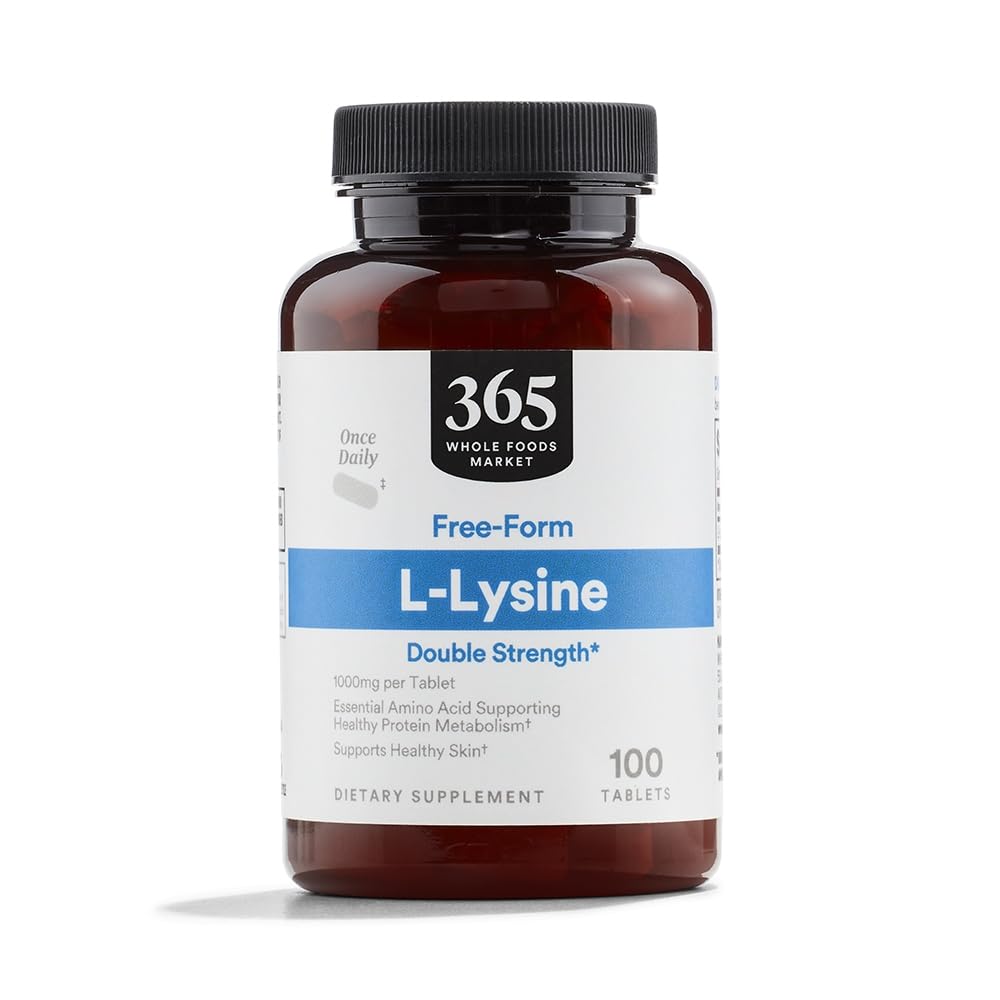 Whole Foods Market, L-Lysine Podwójna Siła, 100 Hrabia