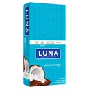 LUNA BAR - Gluten Free Snack Bars - Czekoladowy Dipped Coconut Flavor -8g białka - Non-GMO - Plant- Oparty na plancie Przekąski - On the Go Snacks (1.69 Ounce Snack Bary, 15 Hrabia)