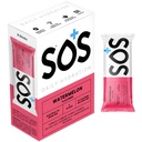 SOS Hydration Electrolyte w proszku Pakiety, Awatermelon Flavor, 8 Stick Packs - Low- Calorie, Szybkie Nawodnienie, Made in USA, Keto & Vegan Friendly