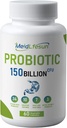 Organiczne Probiotyki i Prebiotyki, 150 Miliard CFU 34 Szczepy, Enzymy trawienne, dla mężczyzn i kobiet, 60 Kapsułki wegańskie dla Gut Health & Wsparcie pokarmowe, Non-GMO, Gluten Free