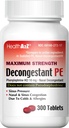 HealthA2Z ® Decongestant PE XI124; Fenylefryna HCl 10 mg XI124; Maksymalna moc 124; Nasal & Sinus Congestion Relief Ze względu na zimno i alergie (300 Count (Pack of 1))