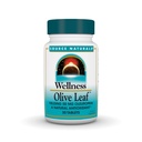 Źródło Naturals Wellness Olive Leaf - Wydawanie 100 mg oleuropeiny Natural Antioksydant * - 30 tabletek