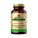 Solgar Cynamon - 100 Kapsułki warzywne - Full Potency (FP) - Non-GMO, Wegan, Gluten Free, Mleczarnia Free, Kosher - 100 Sług