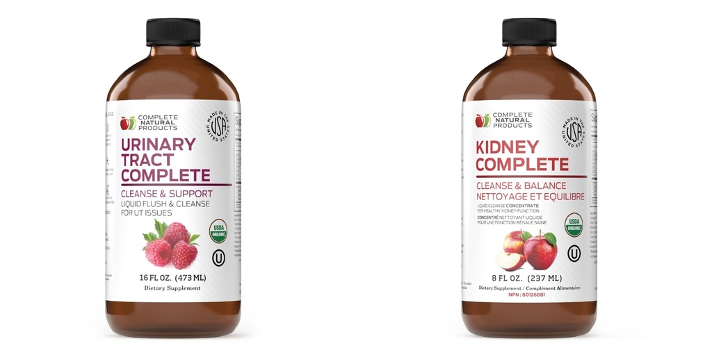 Kompletny Naturalny Trakt moczowy Kompletny 8oz & Nerki Kompletny 8oz Bundle