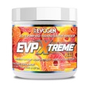 Evogen EVP Xtreme NO - Wstępny trening proszku dla mężczyzn i kobiet 124; Bezcukrowy trening wstępny z Beta Alanine, Kreatyna i Kofeina dla Energii i Pompa 124; Pierścienie brzoskwiniowe 124; 40 Sług