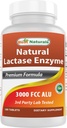 Best Naturals Szybkie działanie Lactase Enzyme Tablet, 3000 Fcc Alu, 180 Count (859375002900)