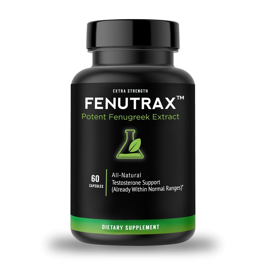 VitaMonk FenuTrax ™ Fenugreek Extract 1 Meths Supply - Stronger Than Testofen - Wysoka potencja (50%) - Testosteron Wsparcie dla mężczyzn - Wzrost mięśni, Energia i napęd (60 kapsułki)