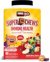 FORCE FACTOR Kids Immune Health Super Chews, Kids Immune Support Supplement with Vitamin D for Kids, Elderberry, Vitamin C, & Zinc, 2-Month Supply, Non-GMO, Apple Berry Flavor, 60 Soft Chews