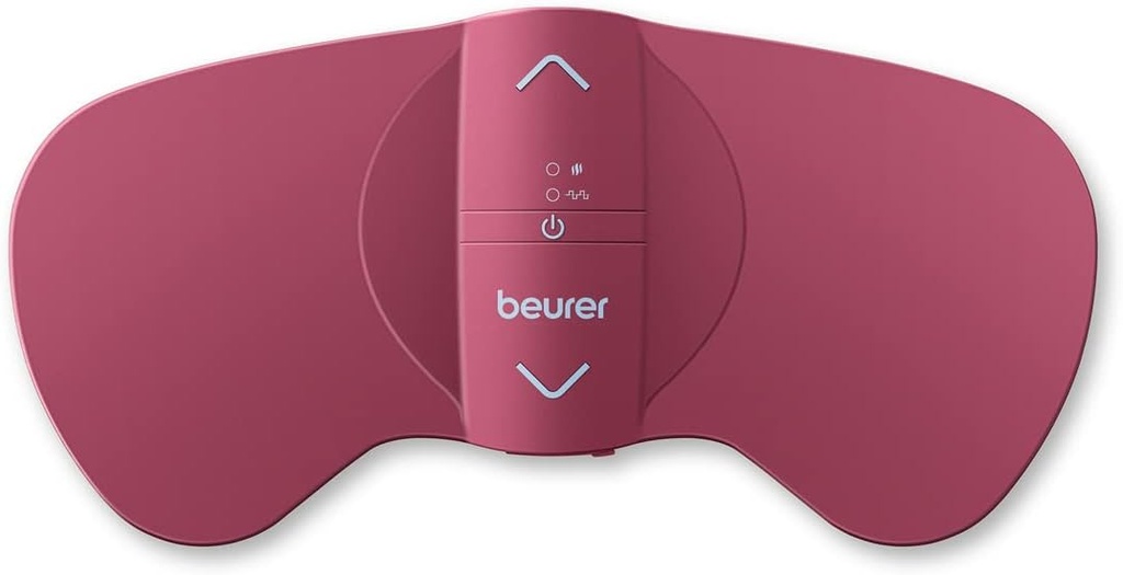 Beurer EM50 TENS Unit and Heating Pad - Przenośny okres Cramps Pain Relief, Requared, Auto Shut- off, 15 poziomów TENS, Szybkie Ogrzewanie, dla Menstrual-Free lub Lower Back Relief