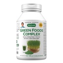 ANDREW LESSMAN Green Foods Complex 180 Kapsułki - Dostawy Bloki Building dla zdrowego wzrostu tkanki, wsparcie dla wątroby. 100 mg Każda z trawy jęczmienia, trawa pszenna, niebieski zielony Algae, Chlorella, Spirulina