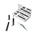 Lashify Control Kit - Kompletny zestaw do otwierania oczu Diy Lash - Amplify Gossamer Black 10mm, 12mm, White Travel Case, Petite Wand