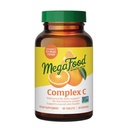 MegaFood Complex C - Wegański suplement wsparcia immunologicznego z witaminą C 250 mg, Made with Real Food Including Orange, Żurawina & Brown Rice, Gluten- Free, Kosher - 90 Tablets, 90 Servings