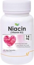 Generyczne VEDA Nutraceuticals 14 mg Witamina B3 z Inozytolem 50mg Suplement - 60 Kapsułek Veg