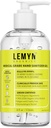 Medium-Grade Sterylizator ręczny żel - 97% organiczny 124; 70% USP alkohol etylowy 124; Moisturizing Aloe + kwas hialuronowy 124; Świeżo wykonane w USA 124; 8oz butelka z pompą